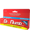 Dr. Numb Topical Anesthetic, Dr. Numb Lidocaine cream, permanent makeup topical anesthetic, packaging front view